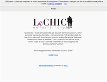 Tablet Screenshot of lechicvicenza.it